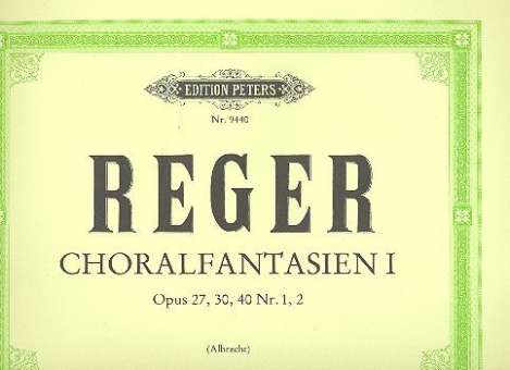 Choralfantasien Band 1 : für Orgel