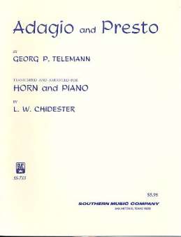 Adagio and Presto :
