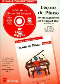 Méthode de piano Hal Leonard vol.5 - Lecons (+CD) :