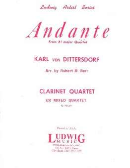 Andante from quartet b flat major :