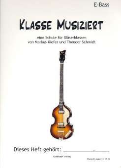 Bläserklassenschule "Klasse musiziert" - E-Bass + CD