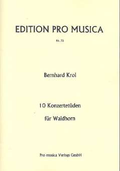 10 Konzertetüden : für Waldhorn