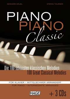 Piano Piano Classic - mittelschwer (+3 CD's) :