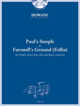 "Paul's Steeple" (Traditional) und "Faronell's Ground" (Follia) für Altblockflöte und Basso continuo