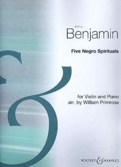 5 Negro Spirituals : für Violine und Klavier
