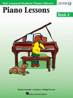 Piano Lessons Book 4 (Book/CD)