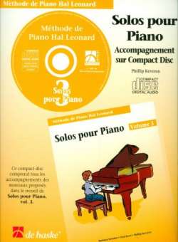 Méthode de piano Hal Leonard vol.3 - Solos (+CD) :