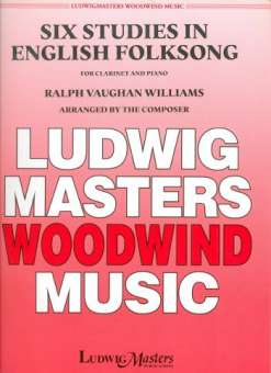 6 Studies in English Folksong : for clarinet and