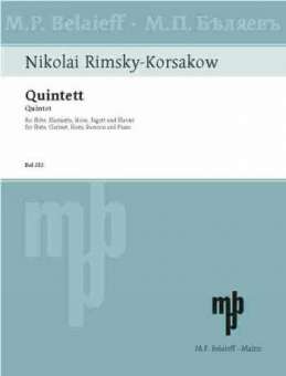 Quintett für Flöte, Klarinette, Horn, Fagott und Klavier