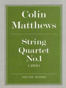 String Quartet No.1 (score)