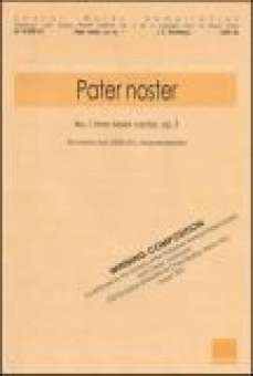 Pater Noster - No. 1 from Major caritas, op. 5