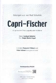 Capri-Fischer - Klavier-Partitur