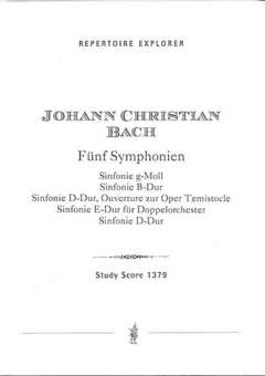 Bach, Johann Christian : Fünf Sinfonien