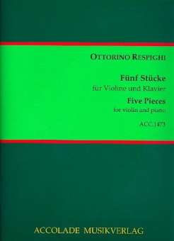 5 Stücke : für Violine und Klavier