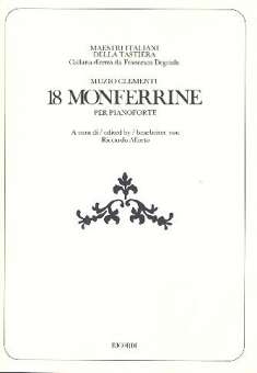 18 Monferrine : für Klavier