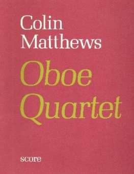 Oboe Quartet No.1 (score)