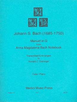 Menuet G major from A.M. Bach Notebook