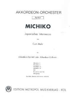 Michiko : für Akkordeonorchester