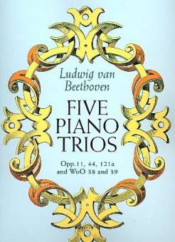 5 piano trios opp.11, 44, 121a