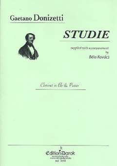 Studie : for clarinet and piano