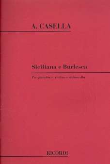 Siciliana e Burlesca : per pianoforte,
