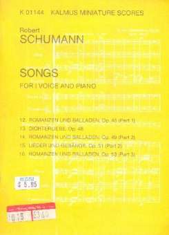 Schumann Songs Op. 45,49,41,43 M