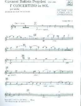 Concertino G-Dur : für Streicher