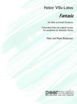 Fantasia for flute and small orchestra :