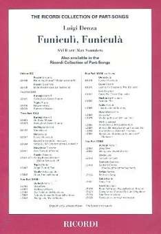 Funiculì funiculà : for mixed chorus
