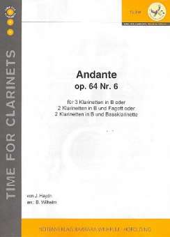Andante op64,6 : für 3 Klarinetten (2 Klarinetten