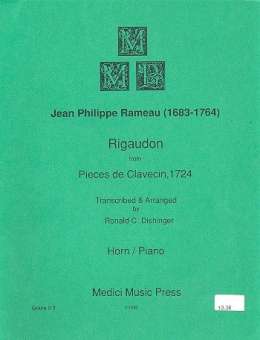 Rigaudon from Pièces de clavecin :