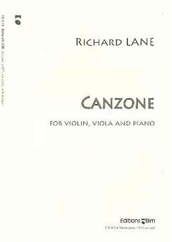 Canzone : für Violine, Viola und Klavier