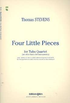 4 little Pieces : for 4 tubas (bass clef instruments)