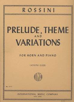 Prelude, Theme and Variations :