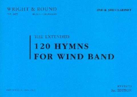 120 Hymns for Wind Band (DIN A 5 Edition) - 06 2nd & 3rd Clarinet
