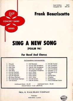 Sing a New Song (Psalm 96)  (mit Chor)