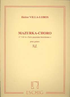 Suite populaire brésilienne No 1 - Mazurka-choro pour guitare
