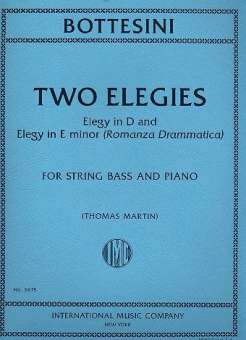 2 Elegies : for string bass and piano