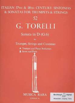 Sonate D-Dur G6 : für Trompete,