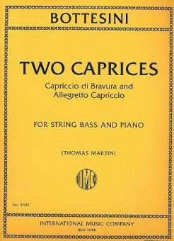 2 Caprices : for double bass and piano