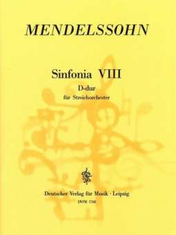 Sinfonia D-Dur Nr.8 : für