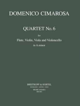 Quartett a-Moll Nr.6 : für Flöte, Violine,