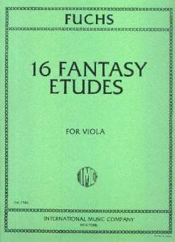 16 fantasy etudes : for viola