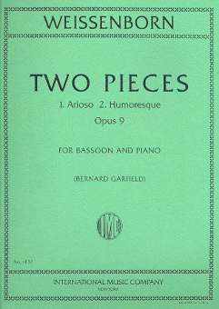 2 Pieces op.9 : for bassoon