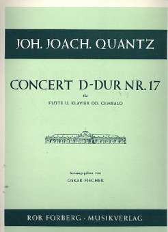 Concert D-Dur Nr.17 : für Flöte