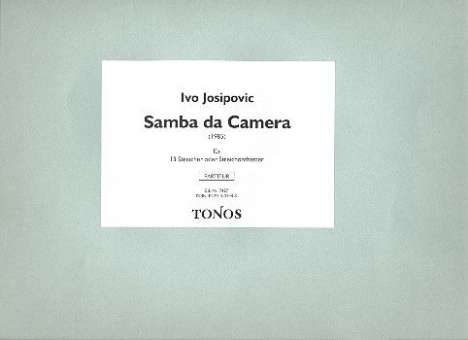 Samba da Camera : für Streichorchester