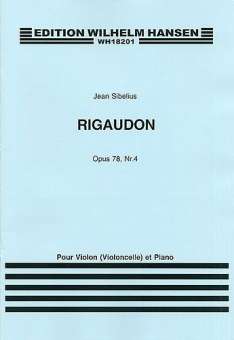 Rigaudon op.78,4 : für Violine