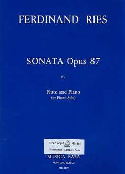Sonata op.87 : for flute and piano