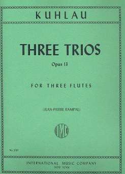 3 Trios op.3 : for 3 flutes