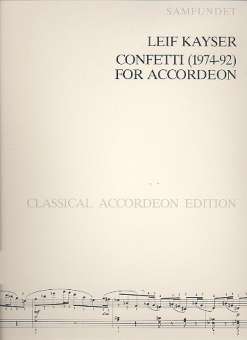 Konfetti : for accordeon (1974-92)
